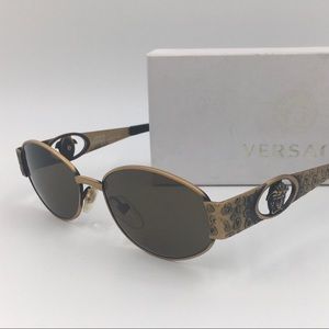 Rare Gianni Versace leopard & skull shades w/ box